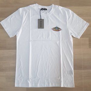 Balenciaga Eiffell Tower Printed White T-Shirt